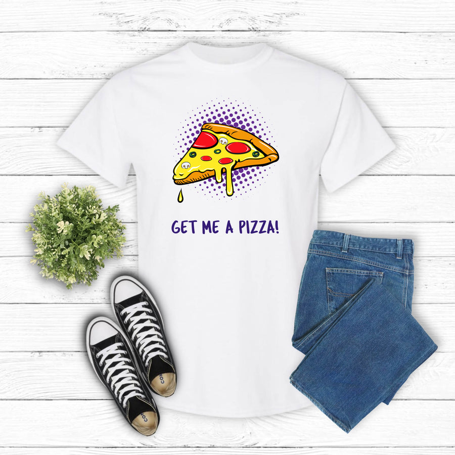 Pizza Lover Unisex Heavy Cotton Tee - Fun Food Shirt, Gift for Pizza Lovers, Casual Wear, Foodie Apparel, Cute Graphic Tee