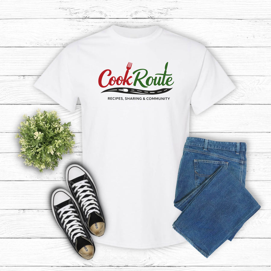 CookRoute Logo Tee – Recipe Sharing & Community T-Shirt