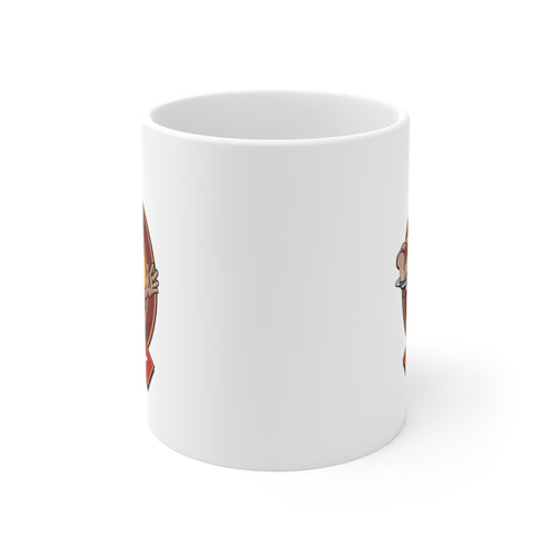 Bakery Chef Logo Mug — 11oz Coffee Cup for Bakers & Small Bakery Branding