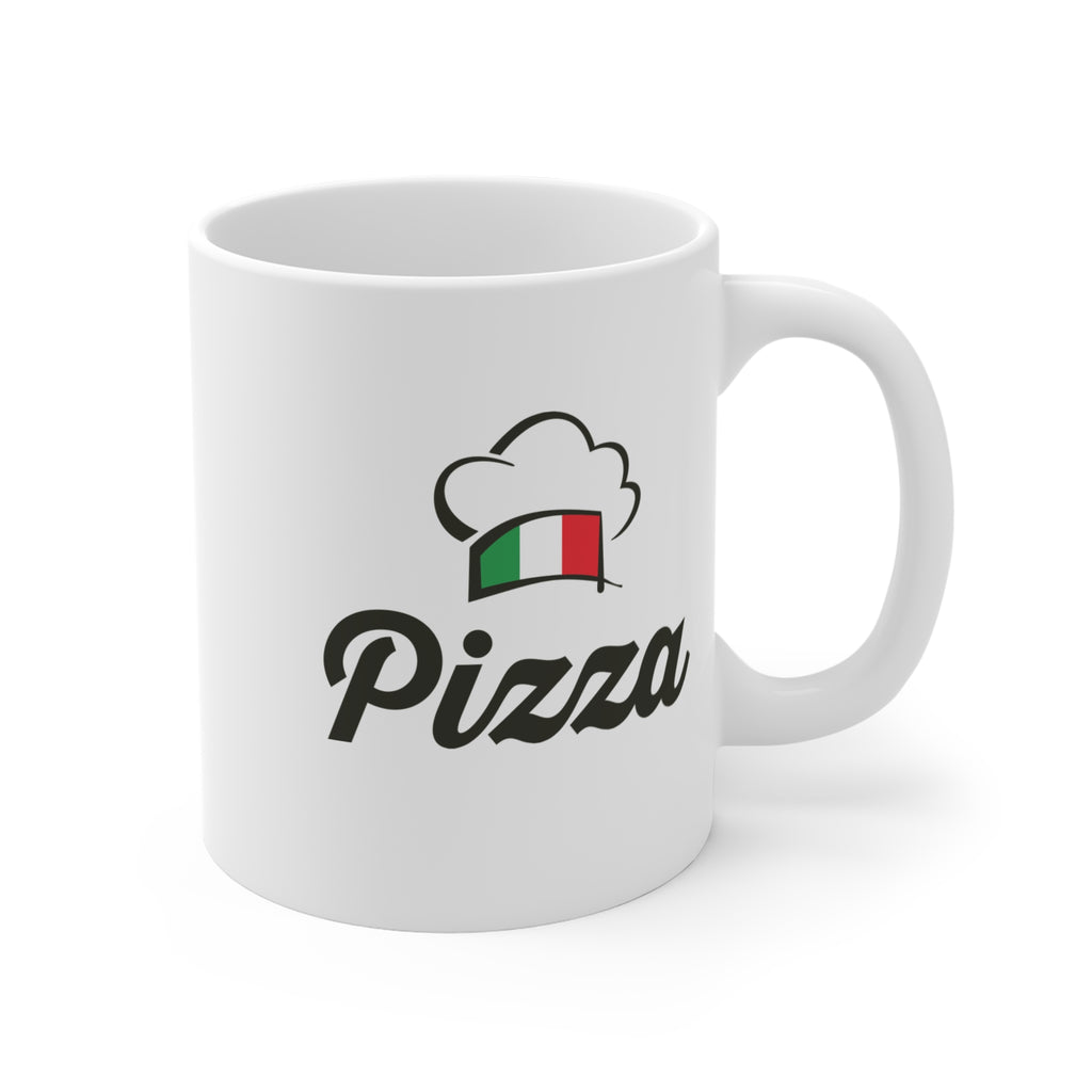 Pizza Mug - Italian Chef Hat Coffee Cup (11oz)