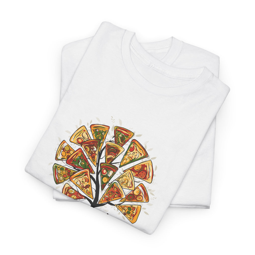 Pizza Tree T-Shirt — Funny Pizza Slice Tree Graphic Tee