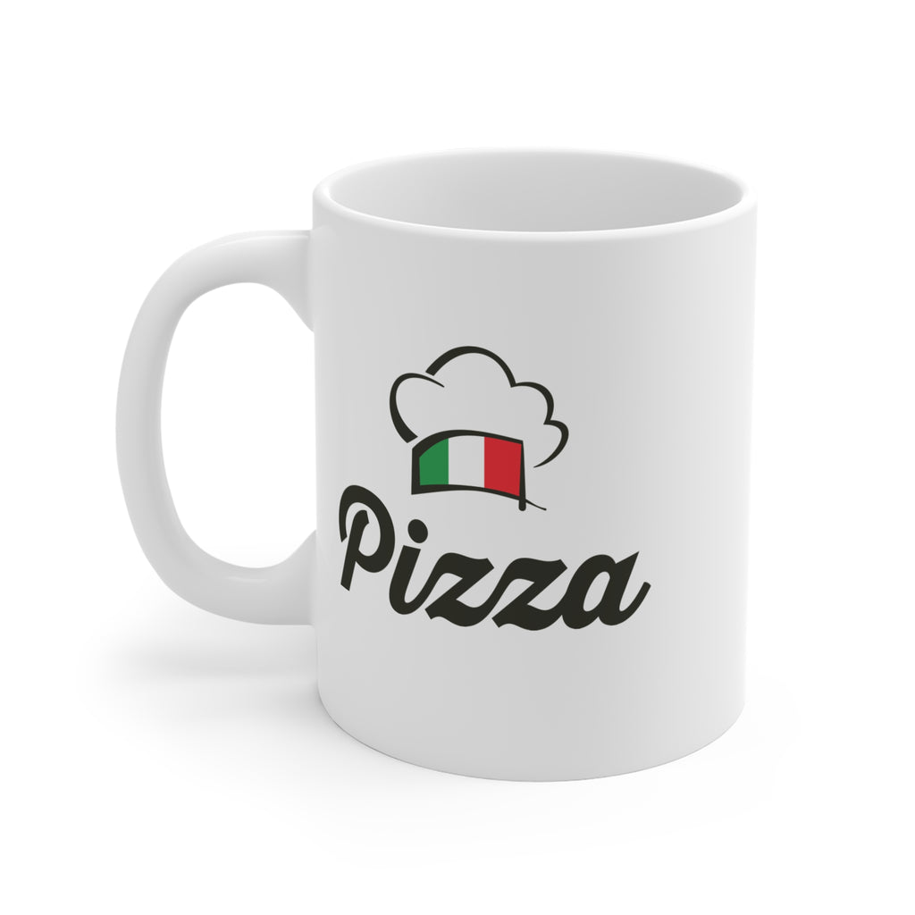 Pizza Mug - Italian Chef Hat Coffee Cup (11oz)