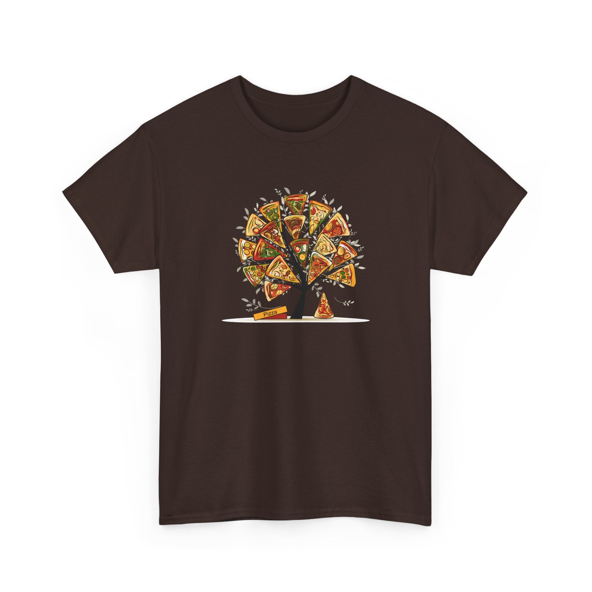 Pizza Tree T-Shirt — Funny Pizza Slice Tree Graphic Tee