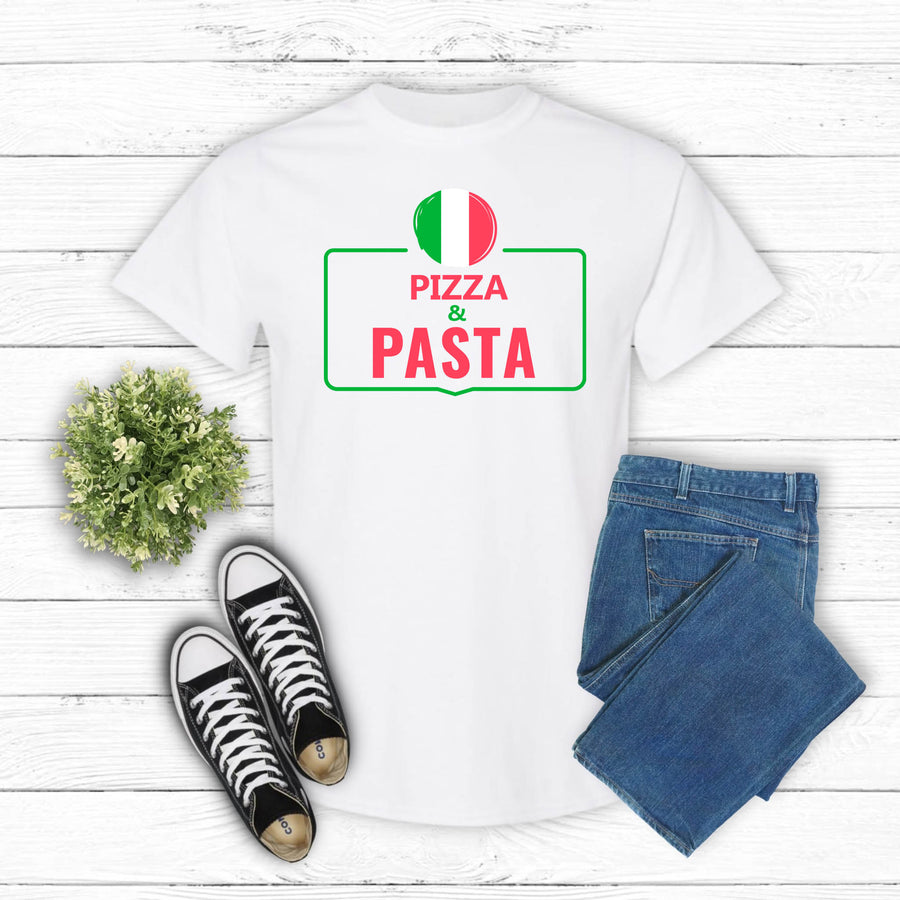 Pizza & Pasta T-Shirt — Italian Food Lover Tee
