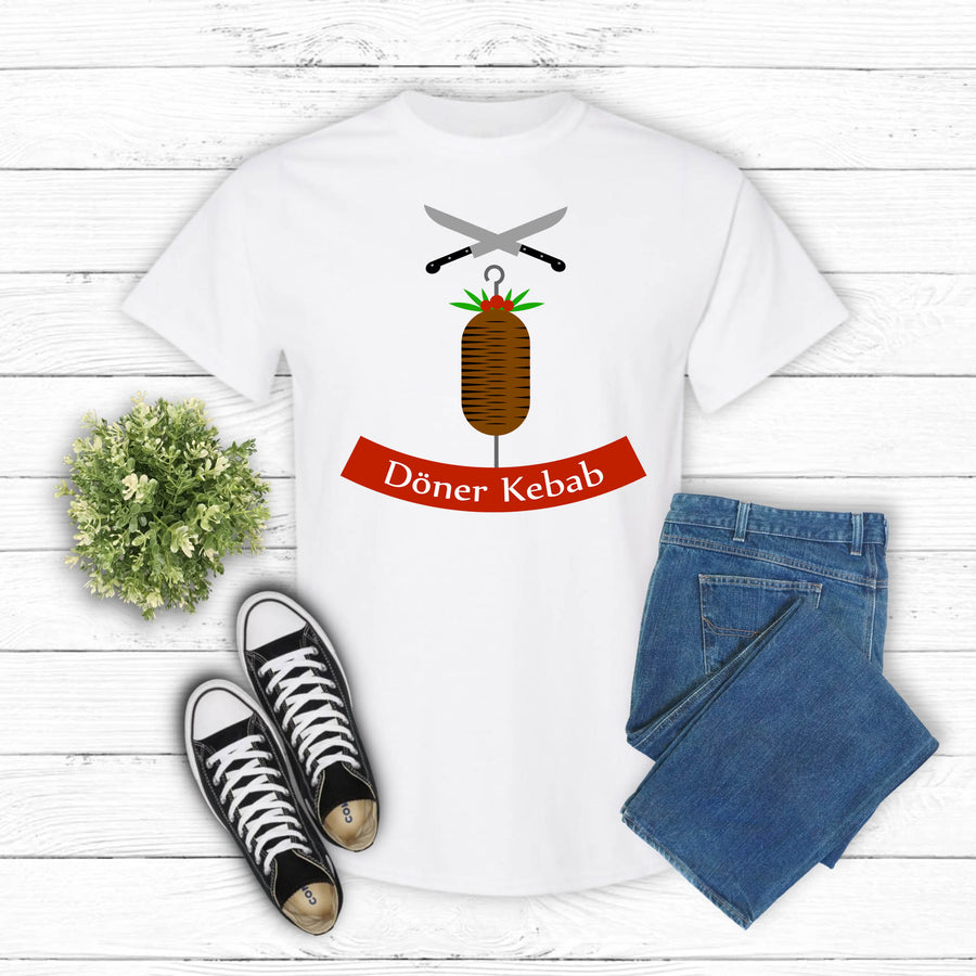 Döner Kebab Graphic Tee — Turkish Street Food Shirt